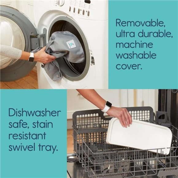 OmniBoost Travel Booster Seat with Tray for Baby | Folding Portable Baby Booster - Picture 3 of 6